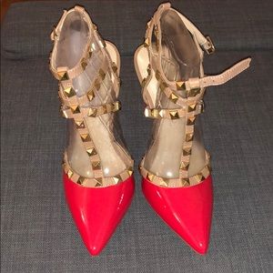 BCBG studded heels